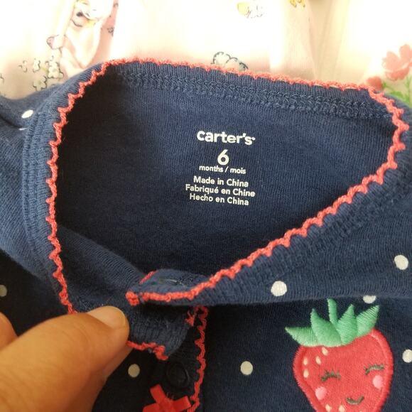 6M Sleep/Play Snap Up Bundle Carters Little Me - Picture 8 of 10